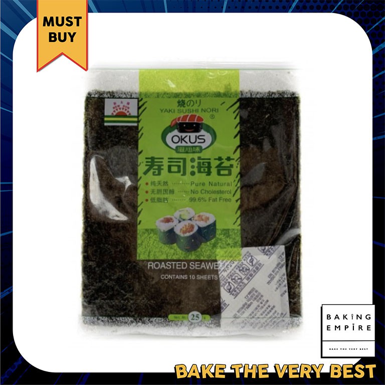 Halal Seaweed / Yaki Sushi Nori (10 Sheets) Shopee Malaysia