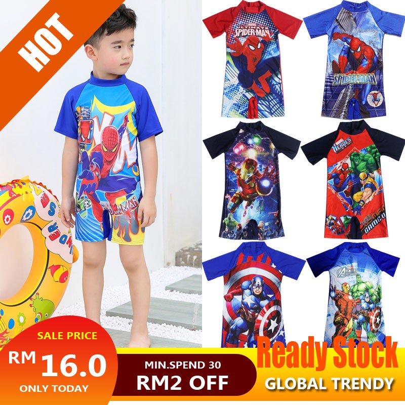 marvel baby swimsuit