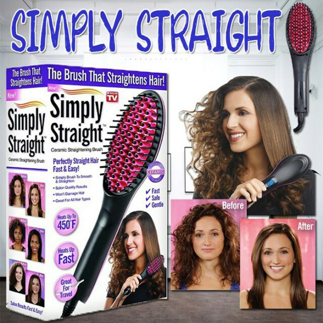 Simply Straight Hair Straightener Comb Oem Shopee Malaysia
