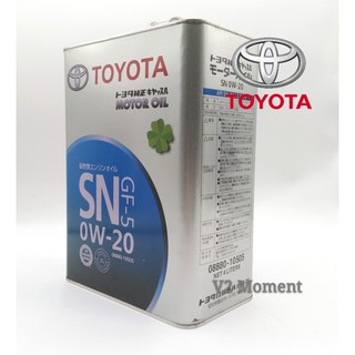 Original Toyota 0W-20 SN GF-5 Engine Oil Japan Made 