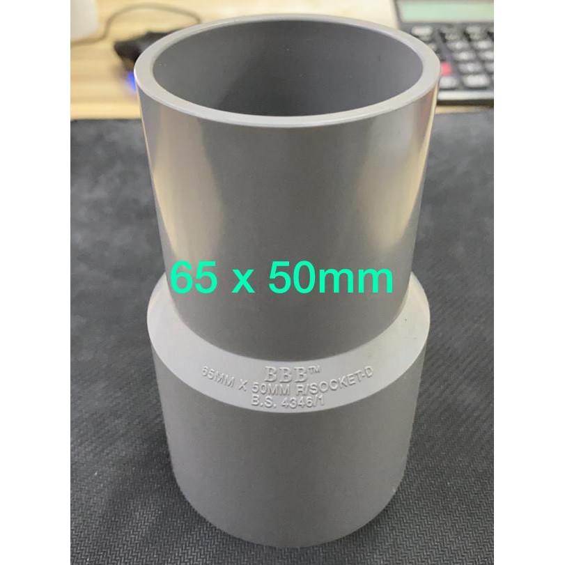 BRAND BBB 65 x 50MM PVC REDUCING SOCKET (D) Shopee Malaysia