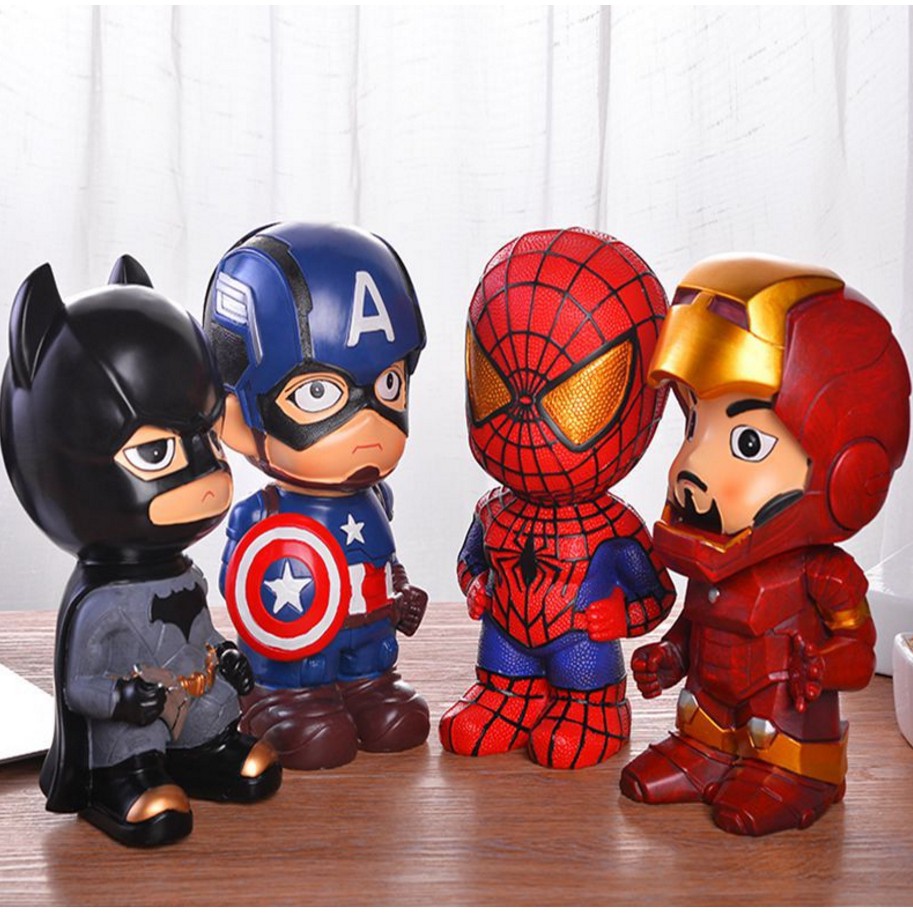 Spiderman Batman Money Saving Box Piggy Banks Gifts Kids Coin Banks Xmas  Gifts | Shopee Malaysia