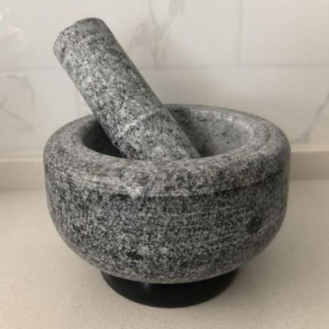 Granite Stone Mortar and pestle Penumbuk  Lesung Batu  