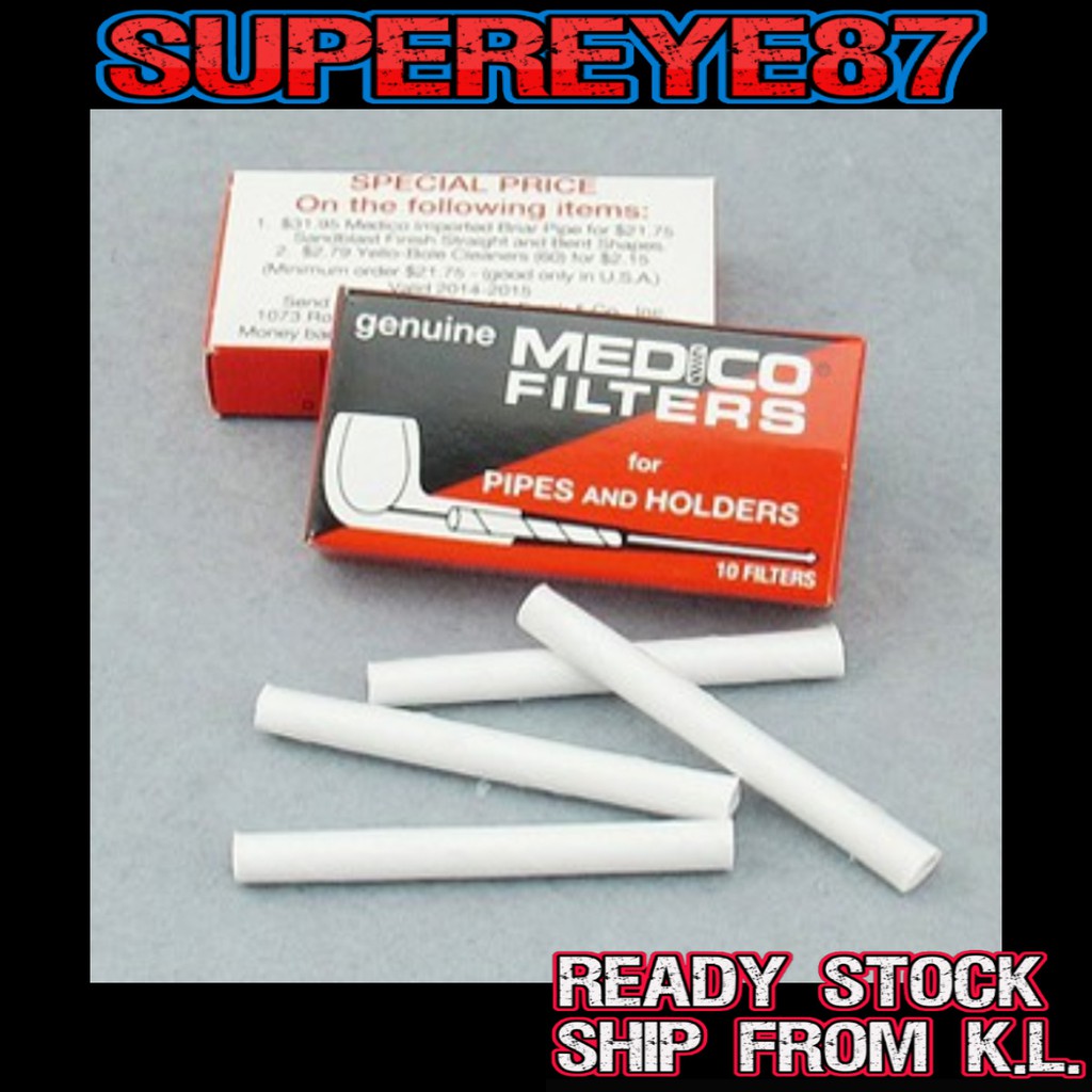 Buy 2 Save 20%! Medico Tobacco Pipe Cigar Holder Filters 120 Filters 