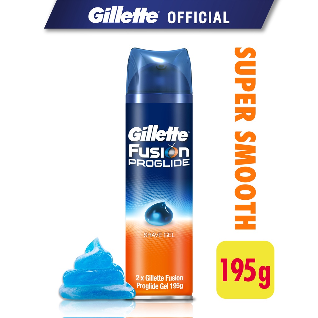 Gillette Fusion ProGlide Cooling Shave Gel (195g) Shopee Malaysia