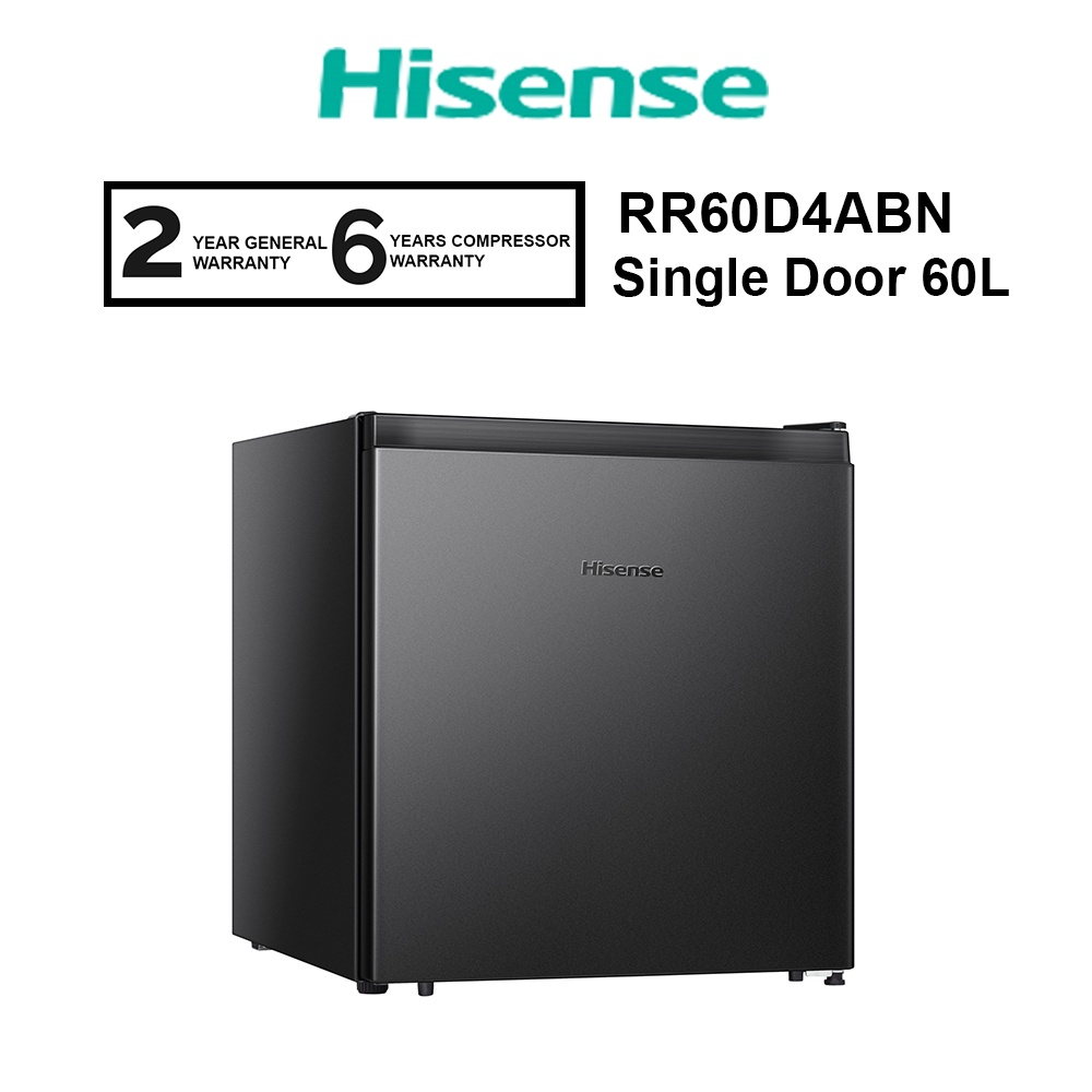 Hisense Mini Bar Single Door Refrigerator NonInverter Fridge Black