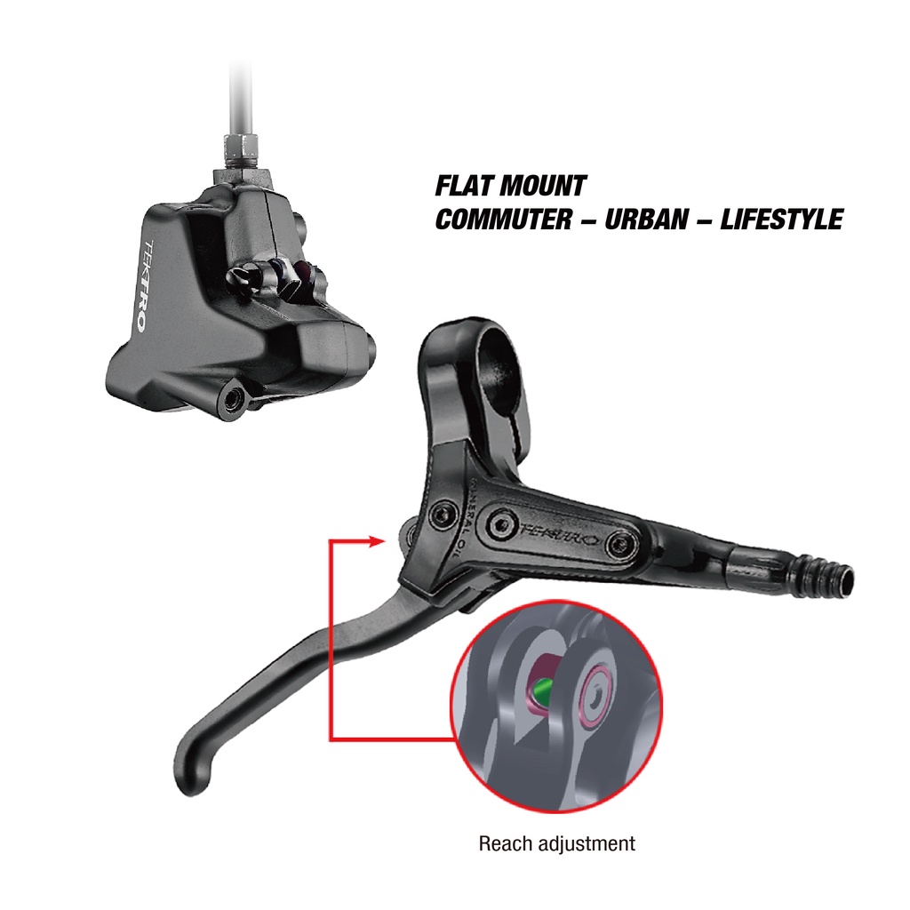 TEKTRO HD M280 road bike flat bar hybrid brake | Shopee Malaysia