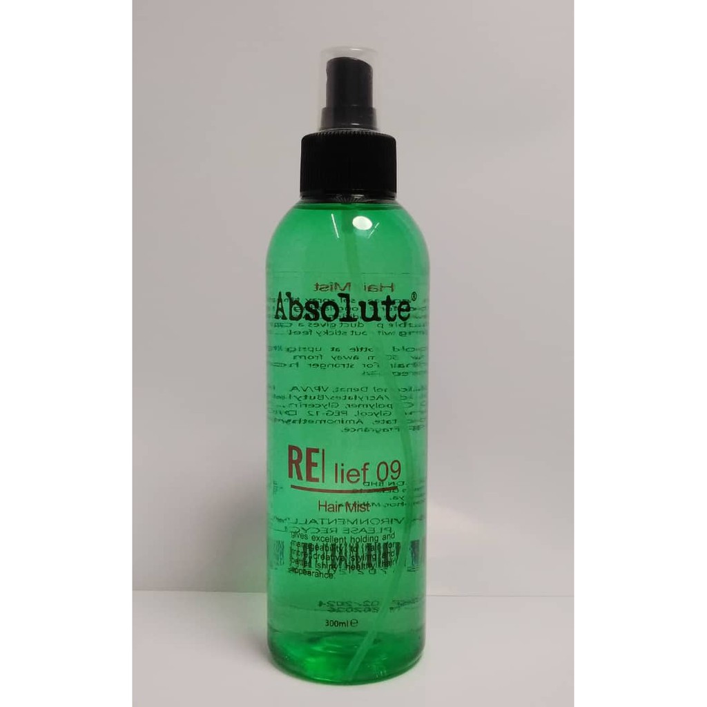 Ready Stock Absolute Relief 09 Hair Mist 300ml Shopee Malaysia
