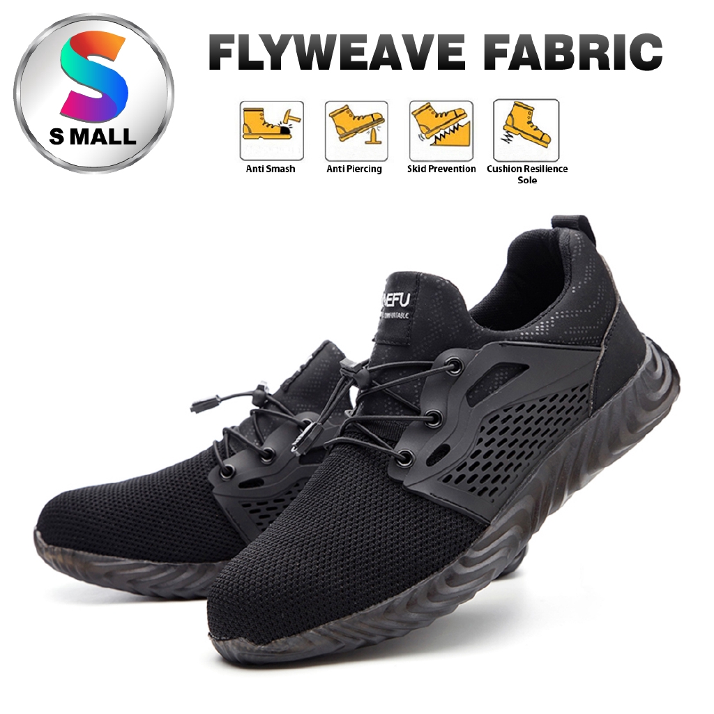 M MALL Safety Shoes Sport Shoes Wear-Resistant Anti-Smashing Anti ...