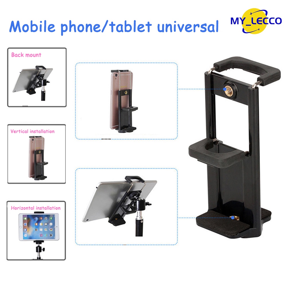 Universal cell phone clip tripod clip 2 in 1 smartphone cellphone mobile phone clip IPAD holder adapter phone accessorie