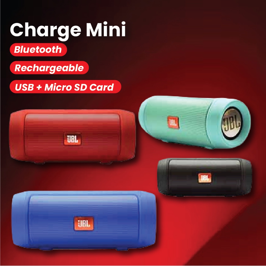 Charge Mini WS-880 Portable Speaker with Bluetooth , USB Pendrive, SD Memory Card WS880 880