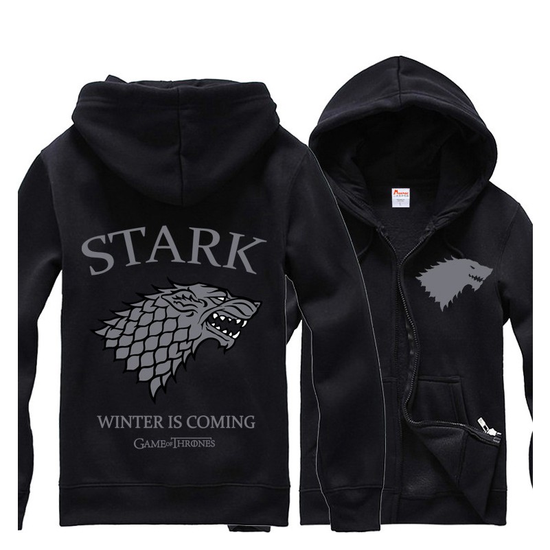 Game Of Thrones Stark Cotton Jacket Coat Sweater Hoodies