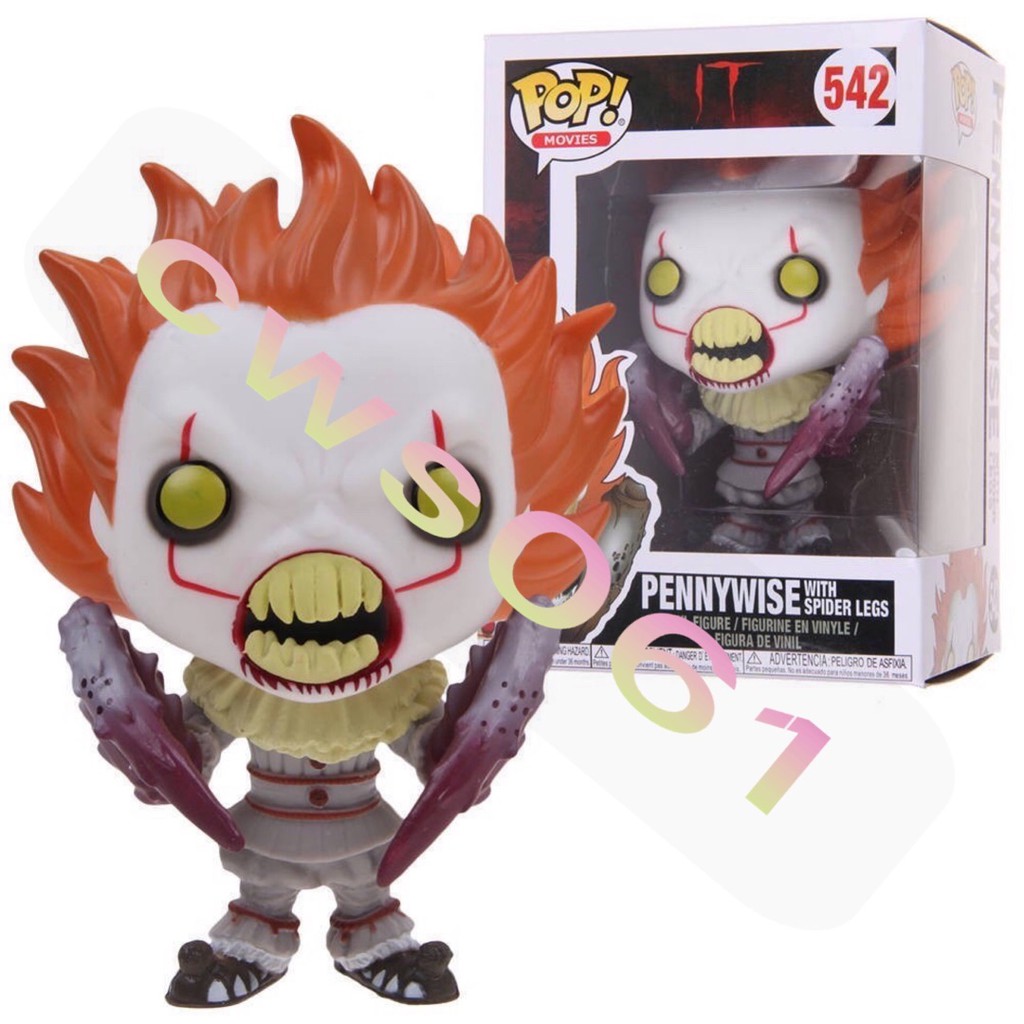 Funko POP Pennywise chase 472# 542# Action Figure Collectible Model Toy with B H 