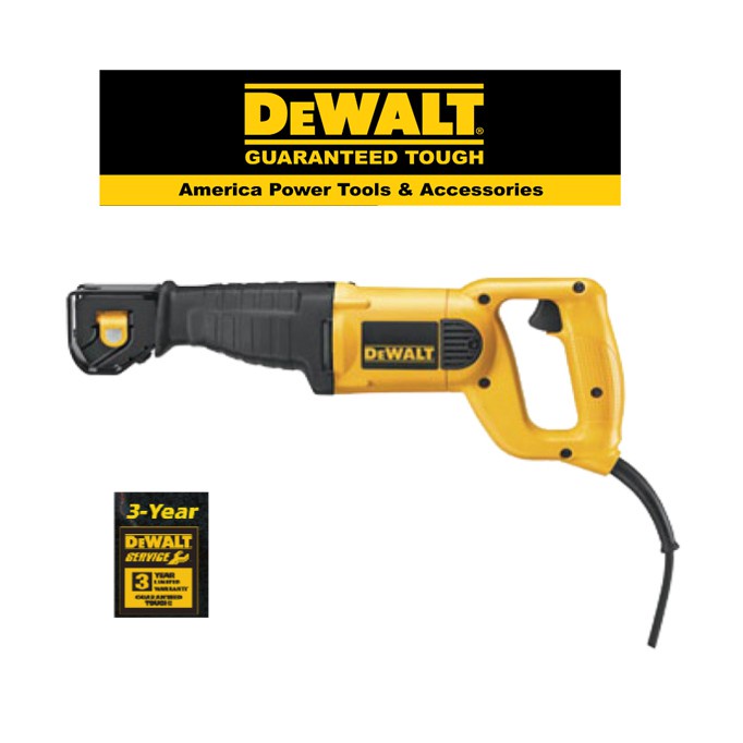 DEWALT DW304PK4 POSITION RECIPROCAT SAW KIT WOOD METAL WALL CUTTER