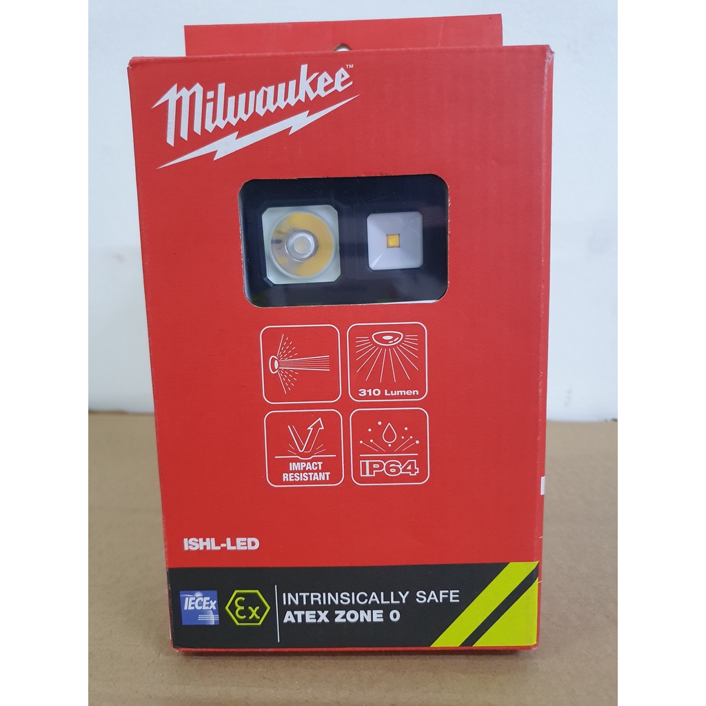 Original Milwaukee Intrinsically Safe Alkaline Headlamp Model Ishl