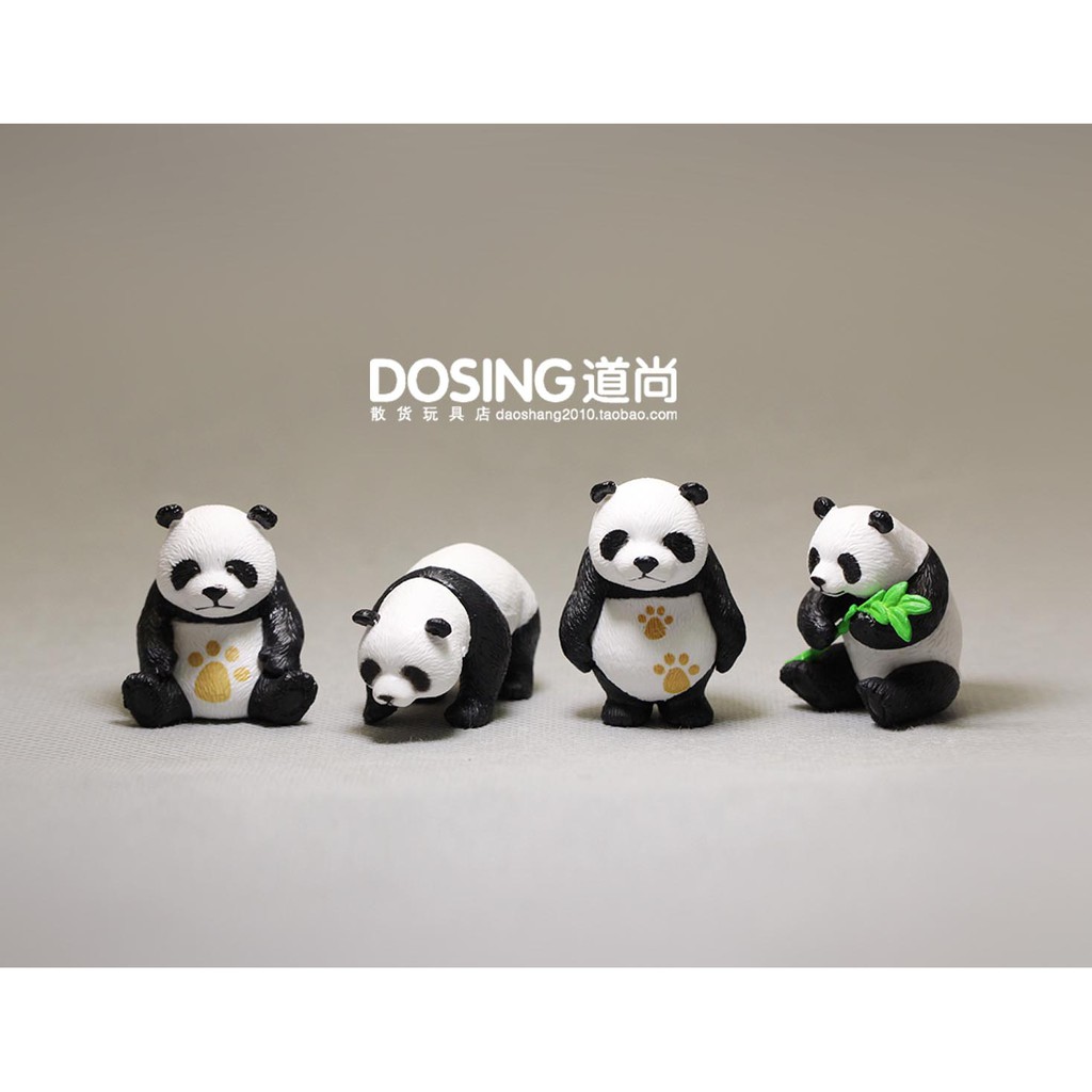 panda plastic toy