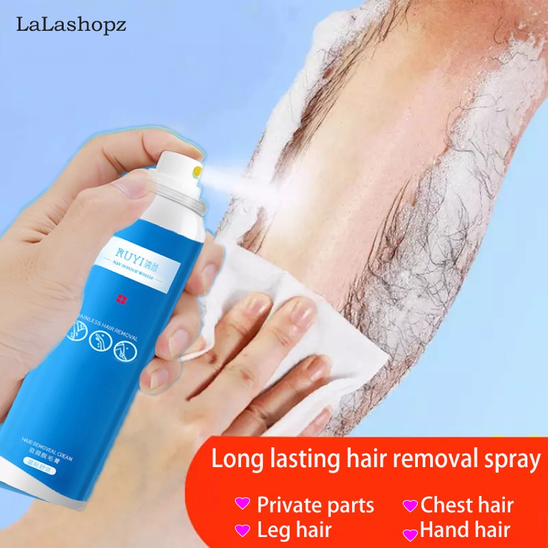 hair removal spray permanent 120ML Men and Women Hair Remover Spray |  Original Hq | Painless Hair Removal Mousse Hair R | Shopee Malaysia
