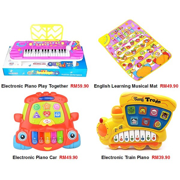 Electronic Piano Play Together,English Learning Musical Mat,Electronic Piano Car And Electronic Train Piano Chilren Toys