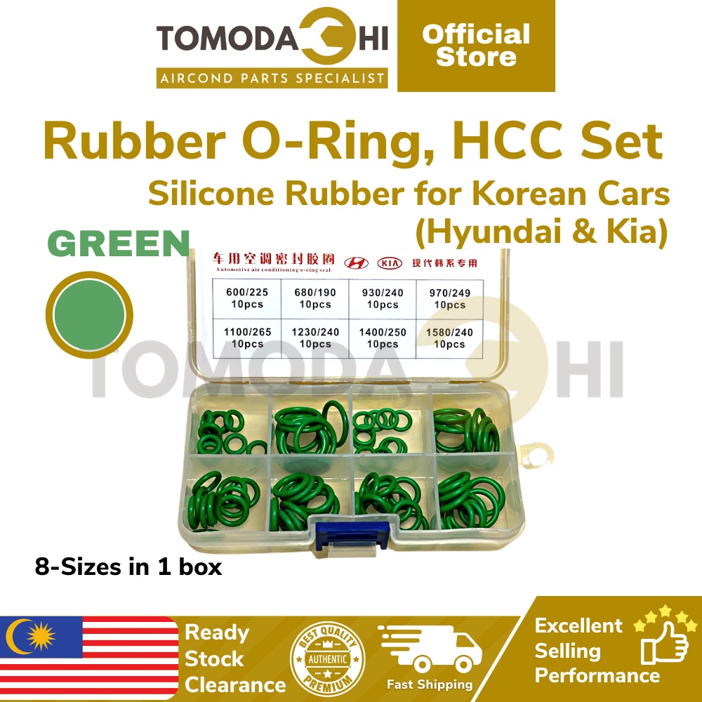 TOMODACHI Car Aircond Rubber O Ring Oring Air Cond Kereta HCC Korean ...