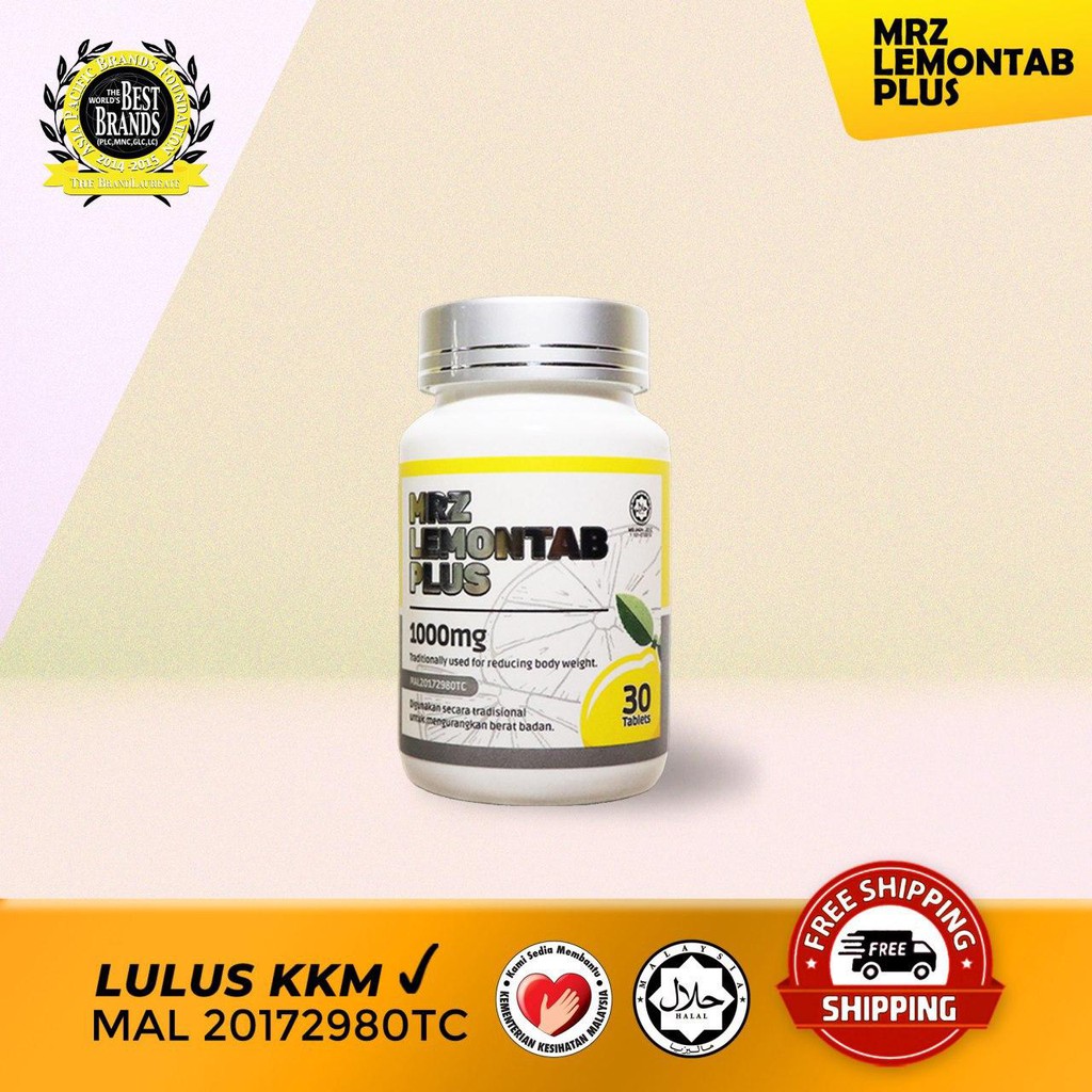 Lemontab Ubat Kurus Sembelit Meningkatkan Metabolisma Badan Shopee Malaysia