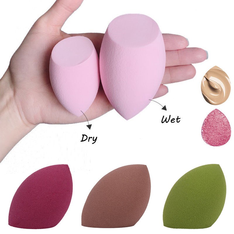 D.S.M Beauty Eggs Wet And Dry Put on Makeup Super Soft And Absorbent Will Become Larger 1 Item Random Color