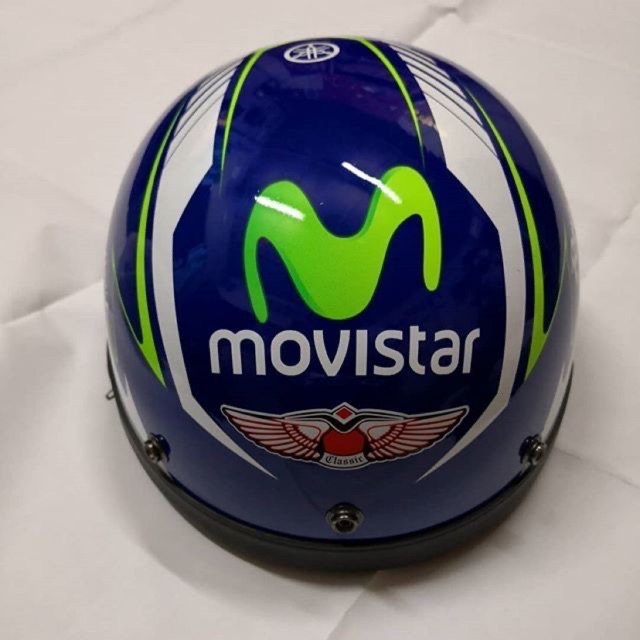 Movistar Half Cut Helmet Helmet Steng Helmet Kura Kura Yamaha | Shopee