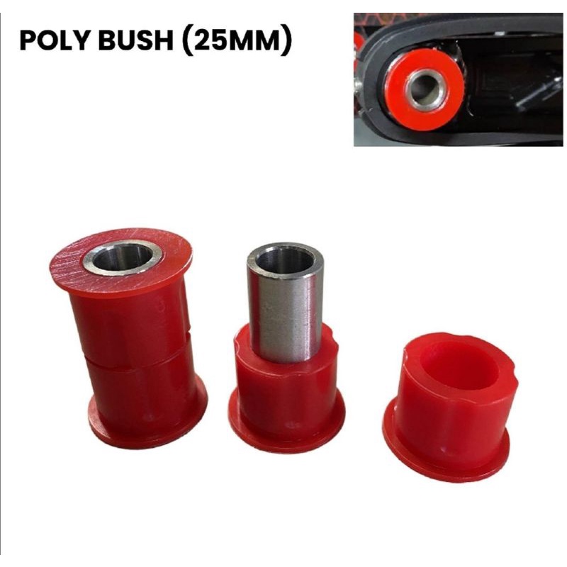 SWING ARM POLY BUSH CNC 25MM Y15ZR/RS150