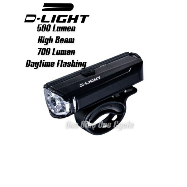 D-Light 500/700 Lumens Bicycle Safety Head Light Come With He