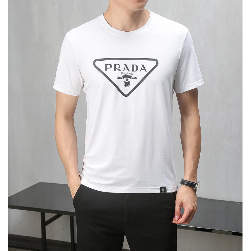 men's black prada t shirt