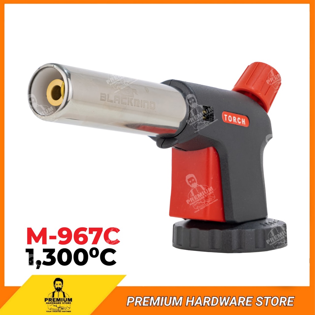 PREMIUM Fire Torch M-967C Portable Gas Torch Flame Jet Gun Butane Lighter Welding BBQ Fire Torch Pembakar Pemetik Api