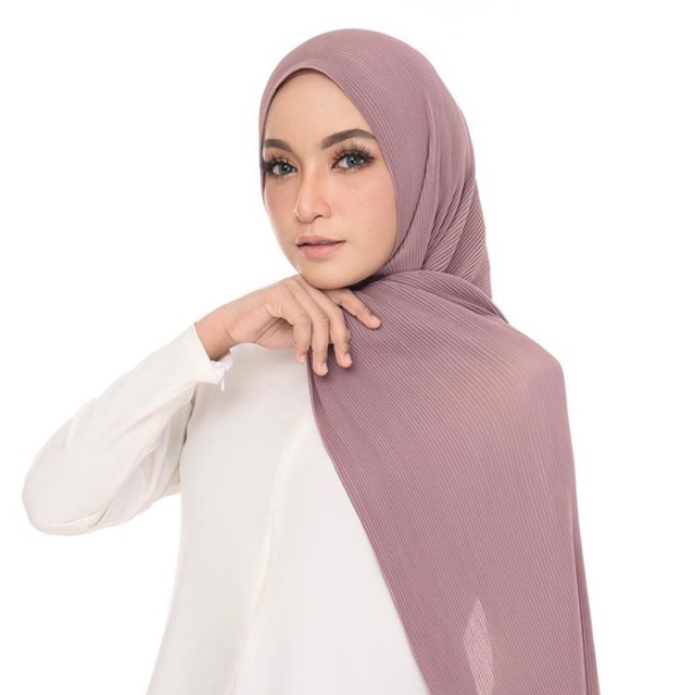 shawl pleated chiffon