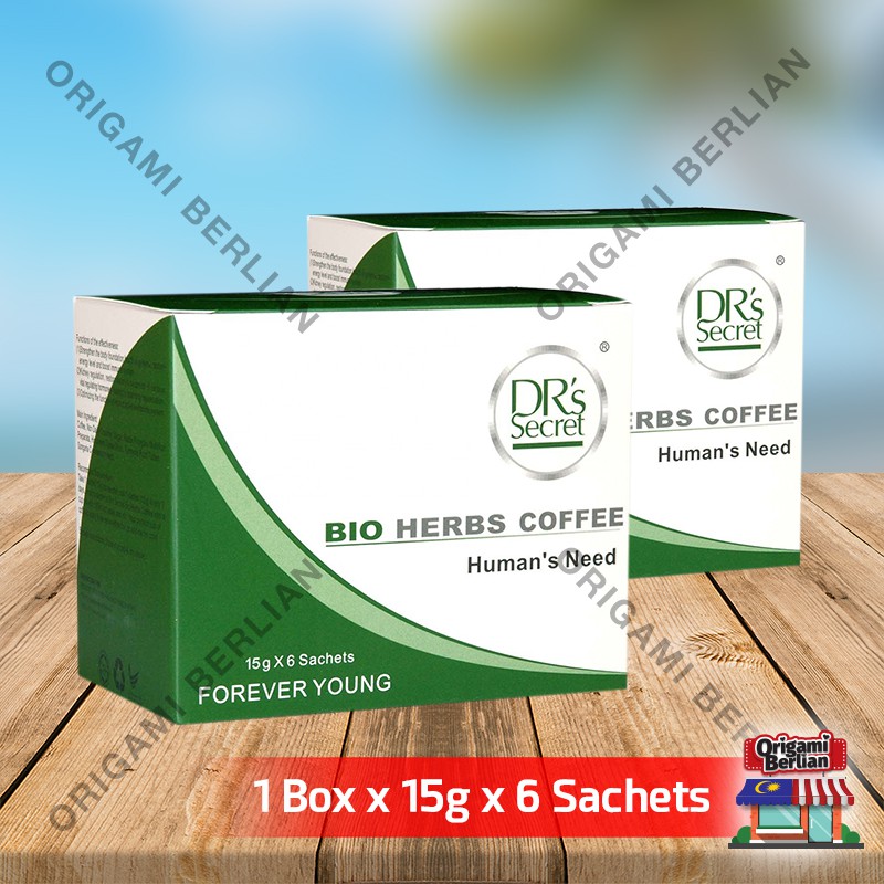DR's Secret Bio Herbs Coffee (15g x 6 Sachets) Shopee Malaysia