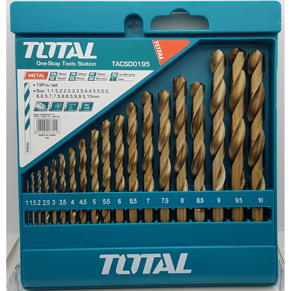 twist drill bit set