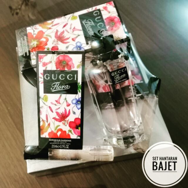 Set Hantaran Perfume  Gucci Flora Gardenia Shopee Malaysia