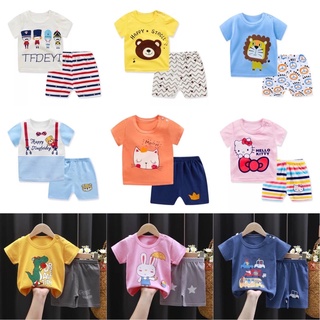 BBKid 🦄️ 6M-5Y Kids Baju Set Shirt Pants Set