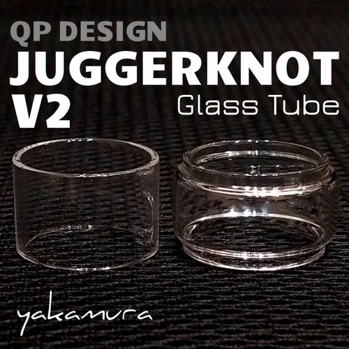 QP Design Juggerknot V2 Glass Tube ( Clear / Rainbow / Straight