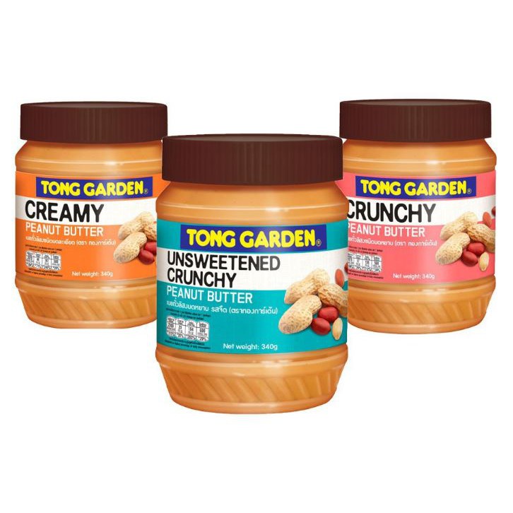 Tong Garden Peanut Butter Creamy/Crunchy/Unsweetened Crunchy 340g