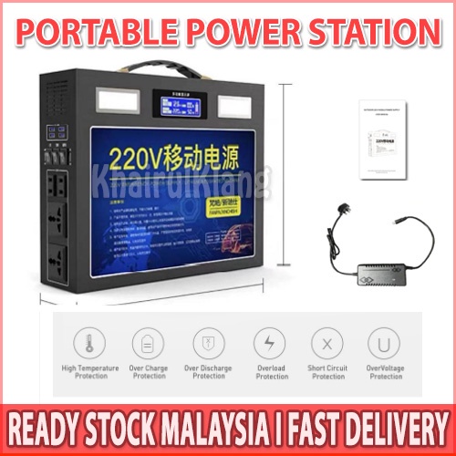 PORTABLE POWER STATION BLUETTI ALTERNATIVE GENERATOR ELEKTRIK VANPA FROM 200W 36000MAH TO 1000W 240000MAH PURE SINE WAVE