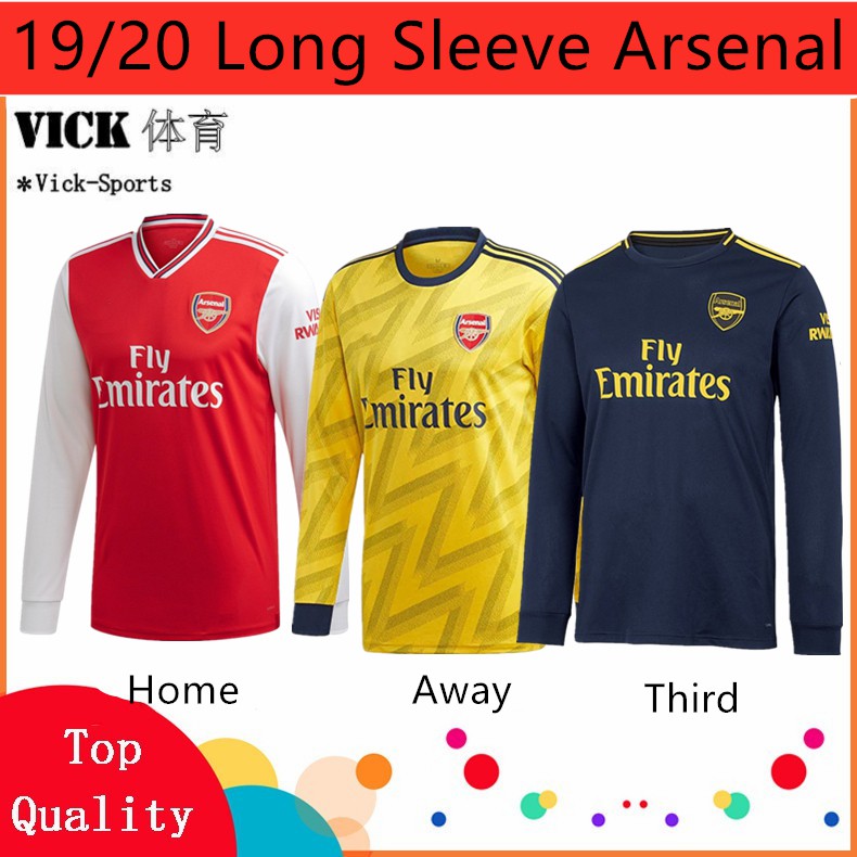 arsenal long sleeve away