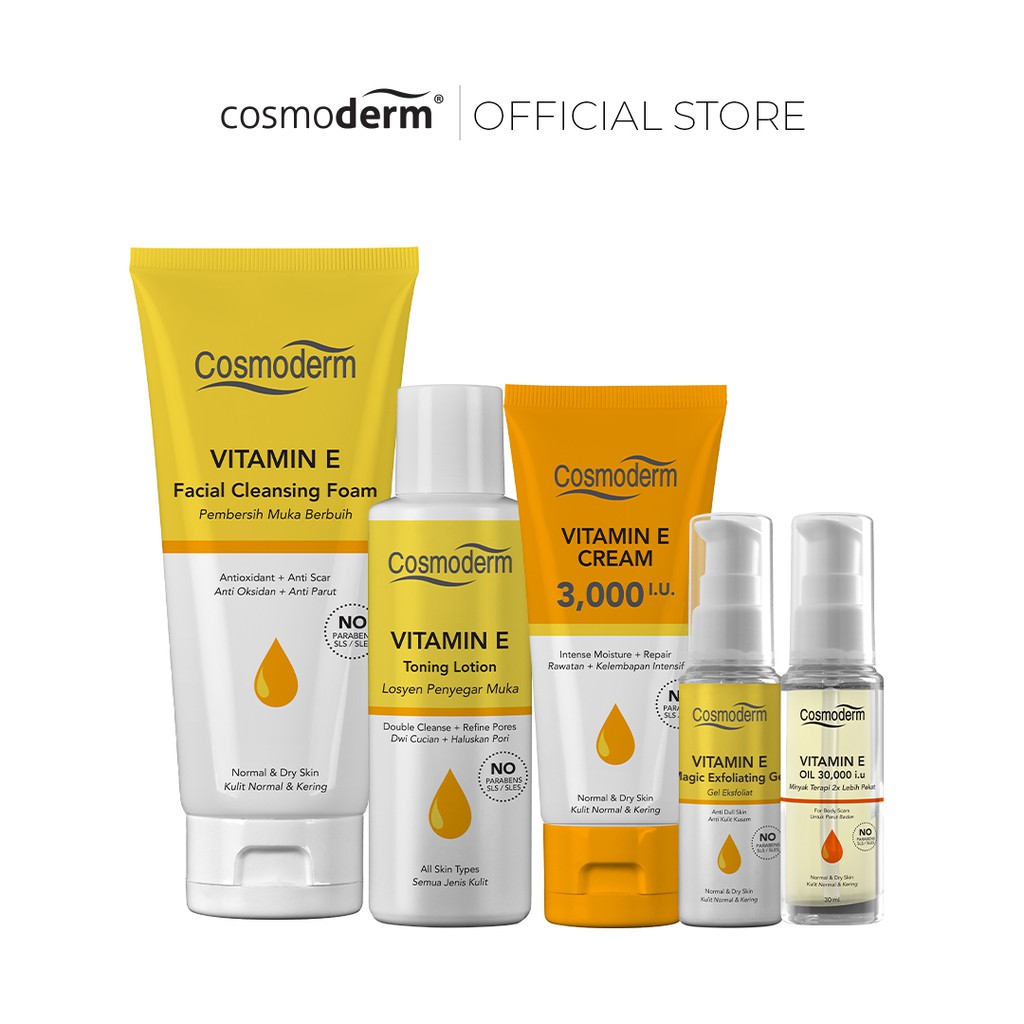 COSMODERM VITAMIN E SCAR HEALING INTENSIVE SET Shopee Malaysia