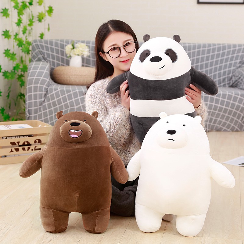 we bare bears panda teddy bear