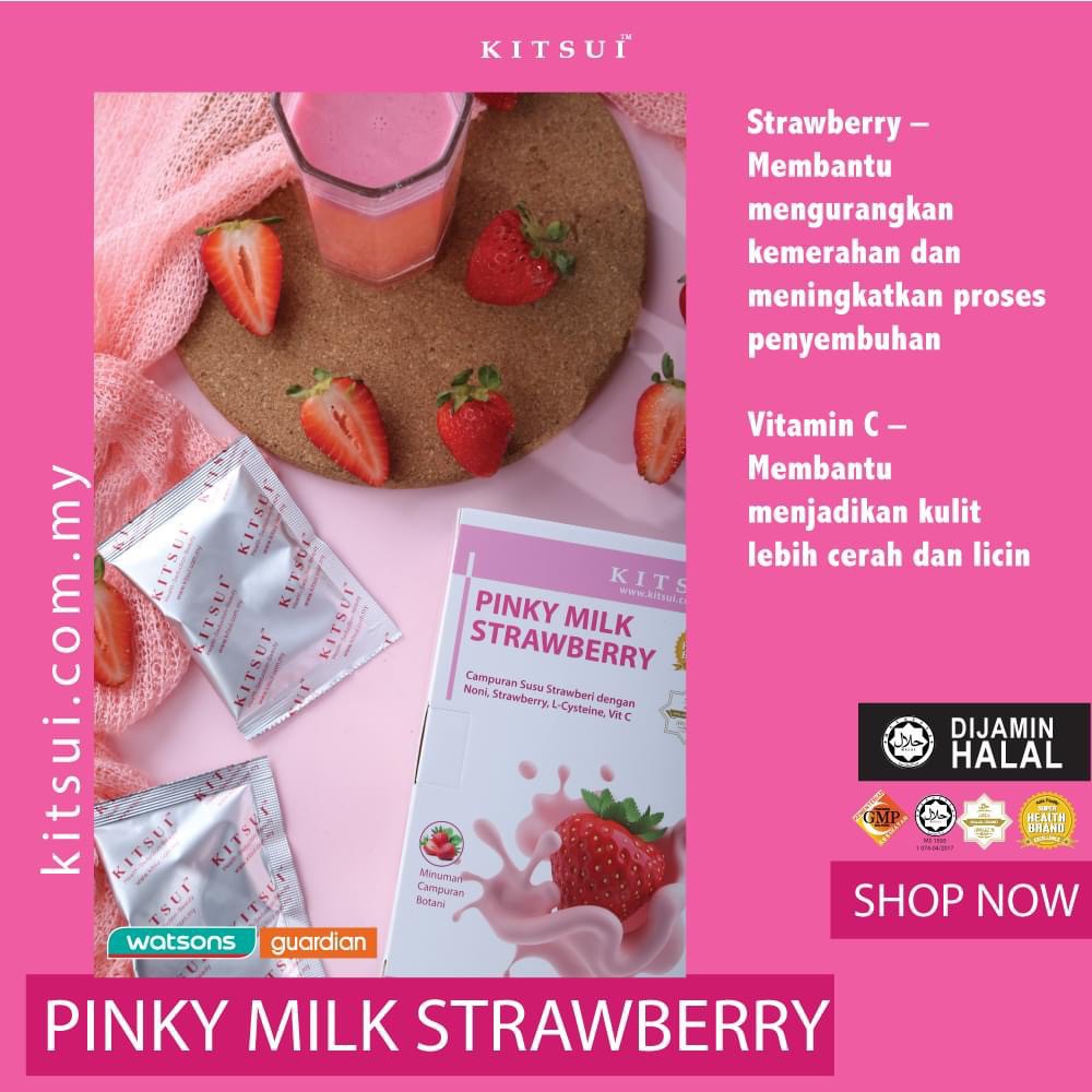 Kitsui pinky milk strawberry
