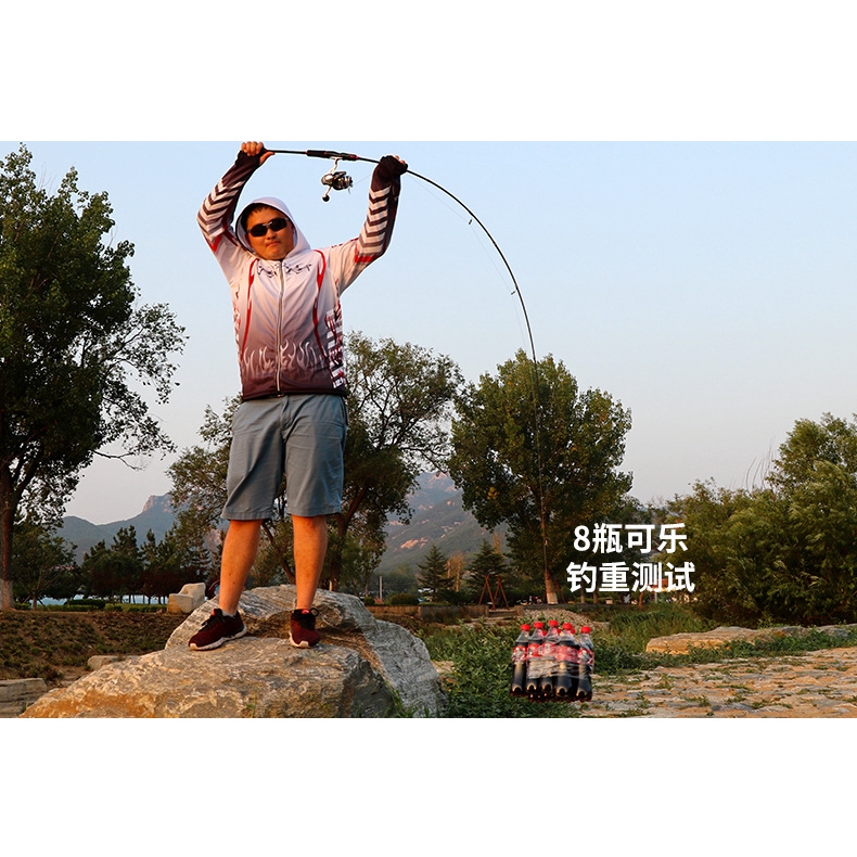 1.8M /2.1M 2 Tips All Waters Fishing Rod High Carbon Spinning