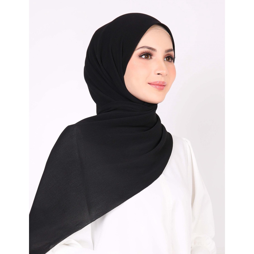 HIJABISTAHUB EVA PLEATED SHAWL | Shopee Malaysia