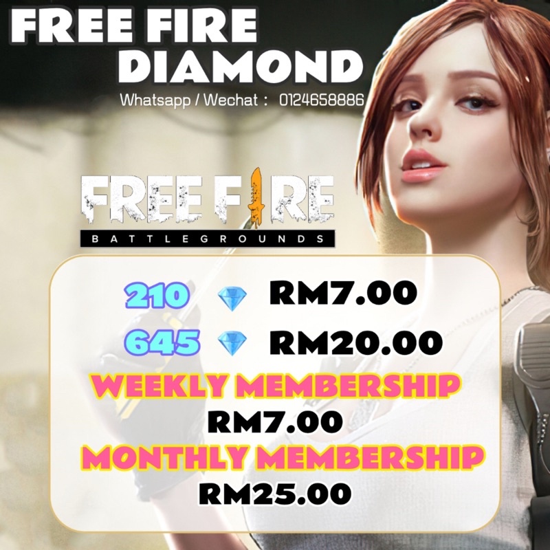 Buy Free Fire Free Fire Diamond Instant Topup Free Fire Diamond 100 Legit Seetracker Malaysia