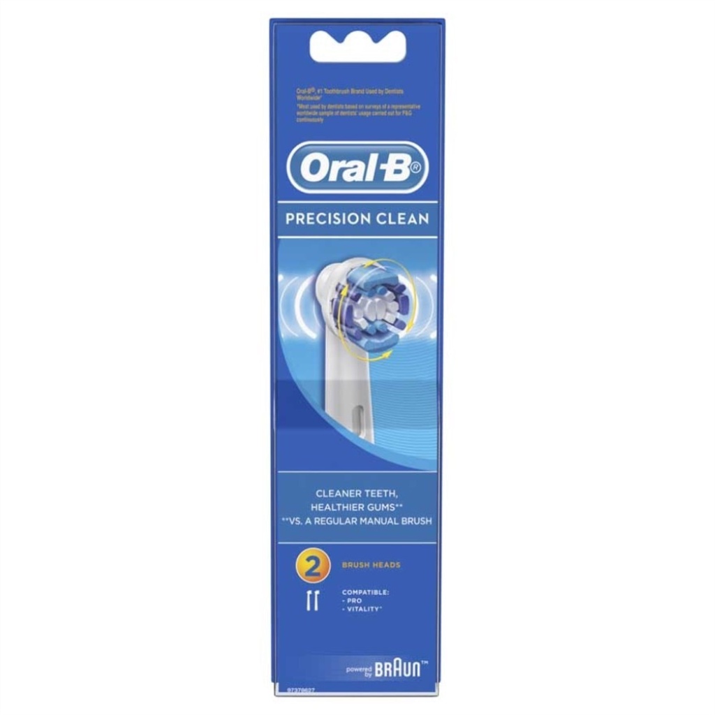 ORAL-B Precision Clean Toothbrush (2's) | Shopee Malaysia