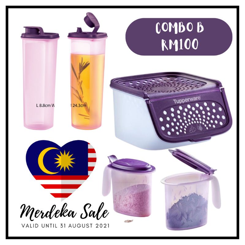 TUPPERWARE COMBO MERDEKA