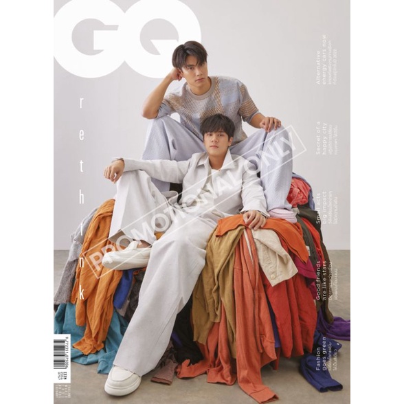 Preloved Jam Tangan​ Magazine Magazine​ GQ GQ​ Thailand Thailand​ March Edition​ 2565​ Cover Collar Cover​ Om-N​Pm​ (OhmNanon)