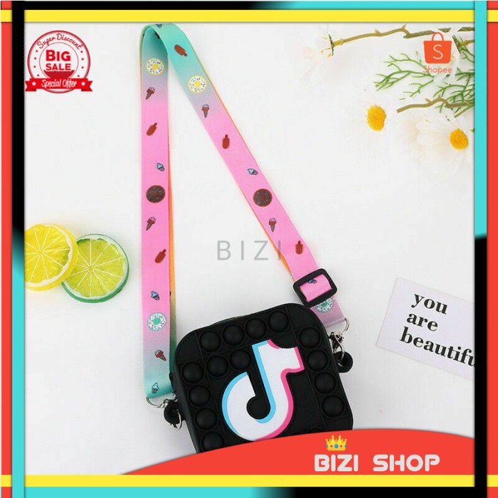 Pop IT Bag Kids Sling Bag POP ITS POPIT PUSH IT TIKTOK Mini Wallet