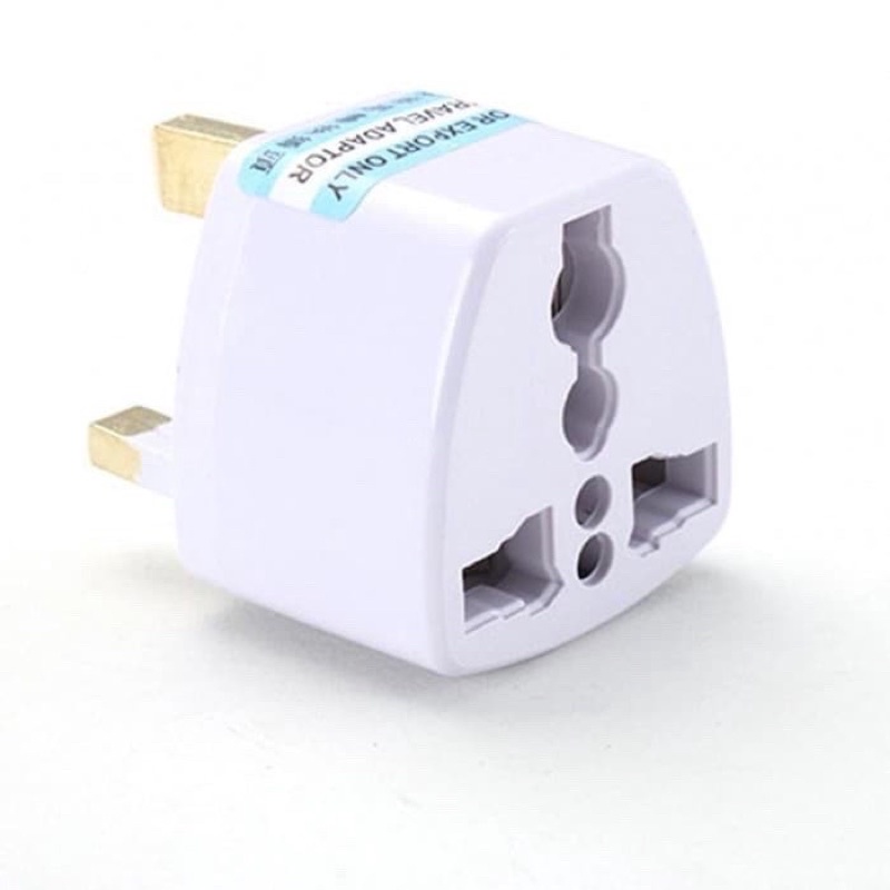 Universal 3 Pin Plug Adaptor 2 Pin US EU CHINA Multi Pin To Malaysia 3